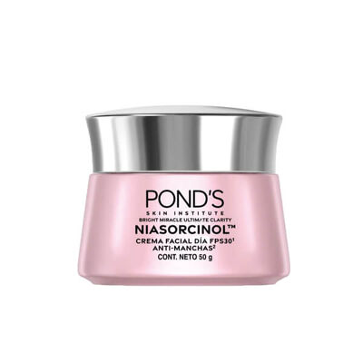 Crema Facial de D&iacute;a Ponds Bright Miracle Antimanchas FPS30 - Pote 50 Gr