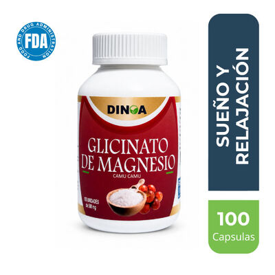Glicinato Magnesio Camu C&aacute;psulas - Frasco 100 UN