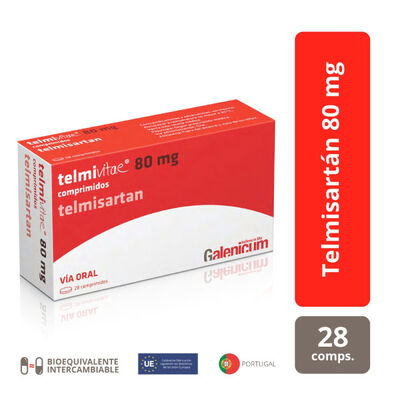 Telmivitae 80MG - Caja 28 comprimidos