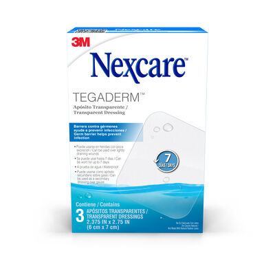 Tegaderm Nexcare Transparente 6x7 Cm - Caja 3 UN
