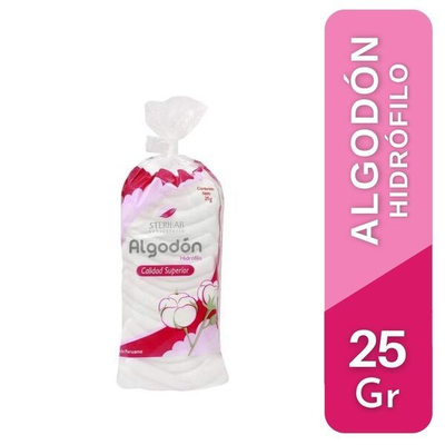 Algod&oacute;n Sterilab  - Bolsa 25 Gr