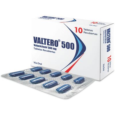 Valtero 500 Mg Tableta Recubierta - Caja 10 UN