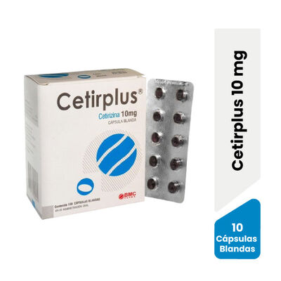Cetirplus 10Mg C&aacute;psulas Blandas - Bl&iacute;ster 10 UN