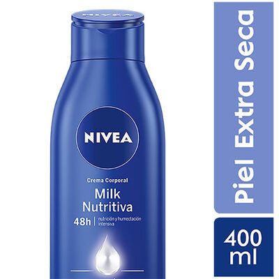 Crema Corporal Nivea Body Milk Extra Seca - Frasco 400 Ml