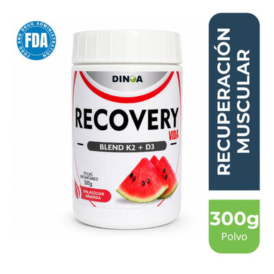 Recovery K2 +D3 (Citrulina + Licopeno) Sabor Sandia - Pote 300 G