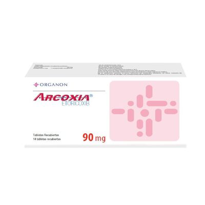 Arcoxia 90mg Tableta Recubierta - Caja 14 UN