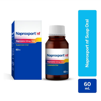 Naproxport&reg; NF 125mg/5mL Suspensi&oacute;n Oral - Frasco 60 ML