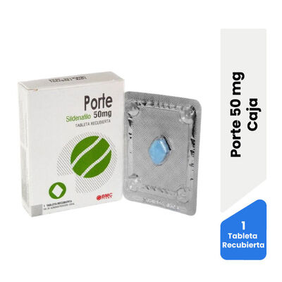 Porte 50 Mg Tableta Recubierta - Caja 1 UN