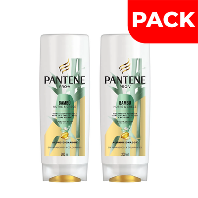 Pack Acondicionador Pantene Bamb&uacute; - Frasco 400 ML