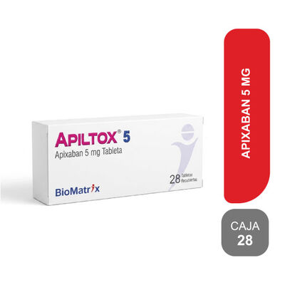Apiltox 5MG  - Caja 28 Tabletas recubiertas