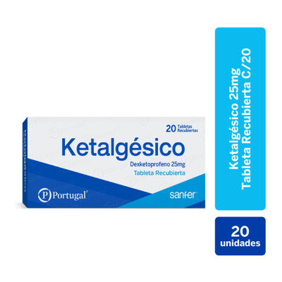 Ketalgesico 25mg Tableta Recubierta - Caja 20 UN