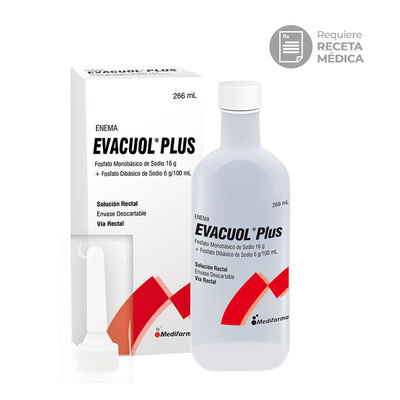 Evacuol Plus Soluci&oacute;n Rectal - Frasco 266 Ml