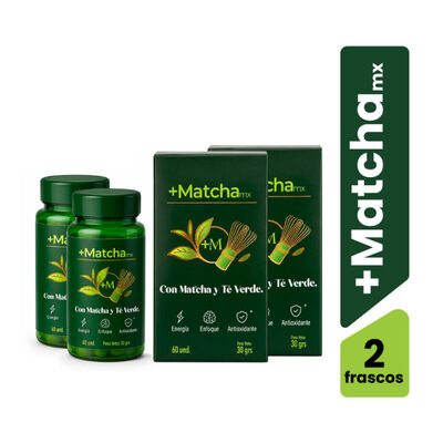Matcha mx Frasco 60 UN - Pack 2 UN