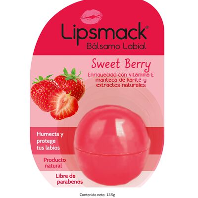 Lipsmack Balsamo Labial Sweet Berry  - Pote 12.5 G