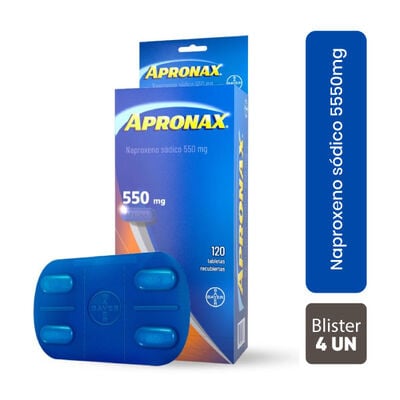 Apronax 550mg Tableta recubierta - Bl&iacute;ster 4 un
