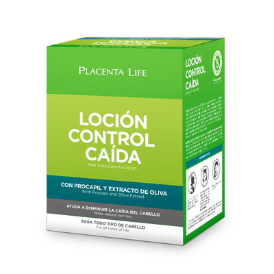 Placenta Loci&oacute;n Control Ca&iacute;da Ampollas- Caja 12 UN