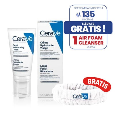 Loci&oacute;n Facial Hidratante Cerave - Frasco 52 Ml