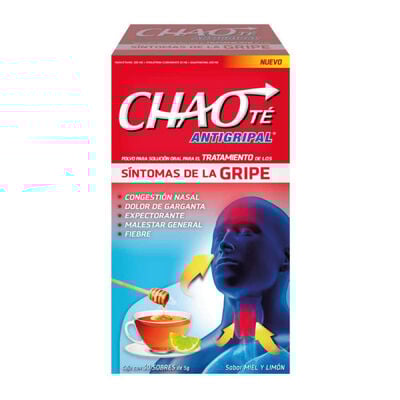 Chao T&eacute; antigripal- Caja 50 sobres