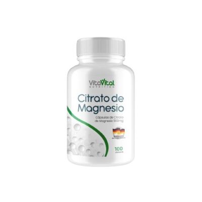 VitaVital Citrato de Magnesio C&aacute;psulas - Frasco 100 Un