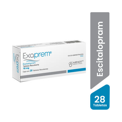 Exaprem 10MG - Caja 28 tabletas recubiertas