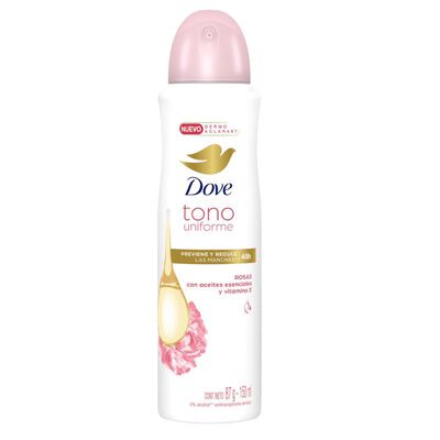 Desodorante Spray Dove Tono Rosa Uniforme - Frasco 150 Ml