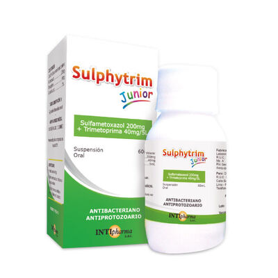 Sulphytrim Junior 200 mg + 40 mg/5 mL Suspensi&oacute;n Oral - Frasco 60 mL