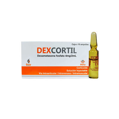 Dexcortil 4 Mg / 2ML Ampollas- Caja 10 Un