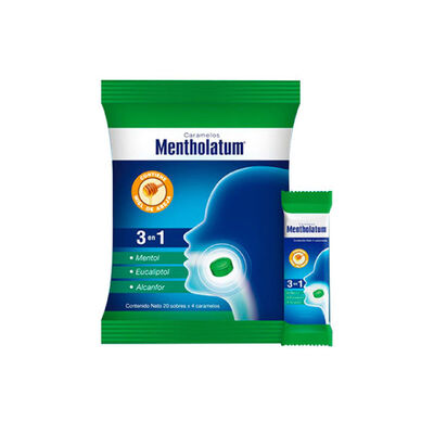 Mentholatum Caramelo - Sobre 4 UN