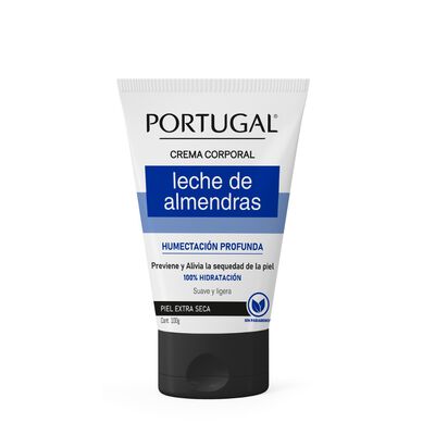 Portugal Crema Corporal Almendra - Frasco 100 G