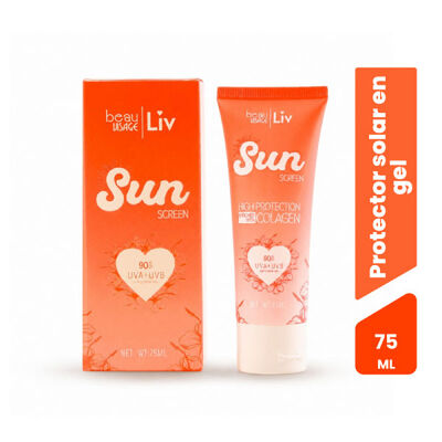 Protector Solar Sun Screen 90 SPF UVA/UVB - Frasco 75 Ml