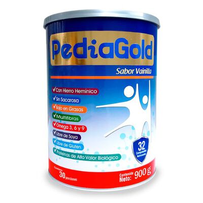 Pediagold Sabor Vainilla - Lata 900 G