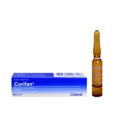 Corifan Soluci&oacute;n Inyectable 10 Mg - Caja 1 UN