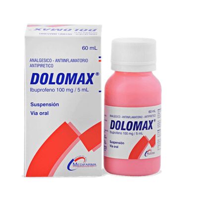 Dolomax Suspenci&oacute;n Oral 100 Mg - Frasco 60 Ml