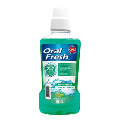 Oral Fresh 7 en 1 menta fresca- Frasco 710 ml