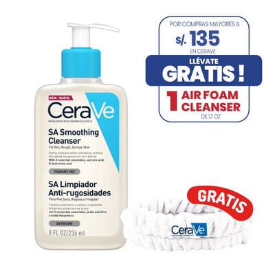 Cerave SA Gel Limpiador Anti-Rugosidades - Frasco 236 ML