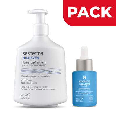 Sesderma Reti Age5 Serum & Hidraven Crema Espumosa Sin Jab&oacute;n Frasco 300 ML - Pack 2UN