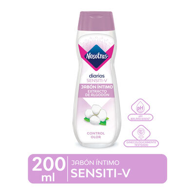 Nosotras Jab&oacute;n Intimo Sensitive - Frasco 200 ML