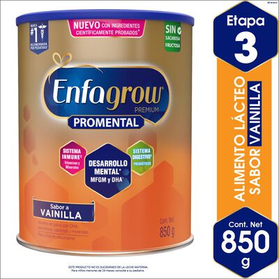Enfagrow Premium Promental Sabor Vainilla - Lata 850 Gr