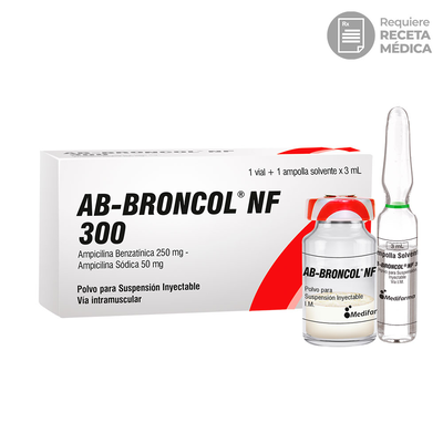 AB Broncol NF 300Mg Suspensi&oacute;n Inyectable - Caja 1 UN
