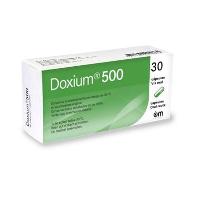 Doxium 500mg C&aacute;psulas - Caja 30 UN