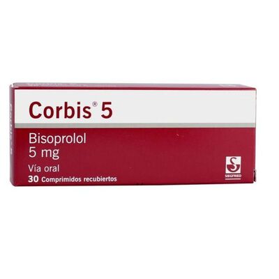Corbis 5 Mg Comprimido - Caja 30 UN