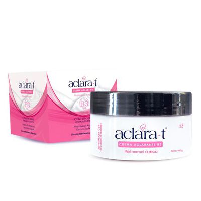 Acara-T Crema Aclarante B3 Piel Normal - Pote 100 G