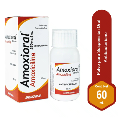 Amoxioral 250 Mg Suspensi&oacute;n Oral - Frasco 60 ML