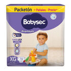 Pa&ntilde;al Babysec Premium Packet&oacute;n talla XG - Bolsa 78 UN, , large image number null
