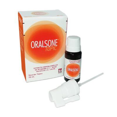 Oralsone Topic Soluci&oacute;n T&oacute;pica - Frasco 20 Ml