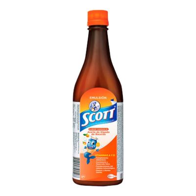 Emulsion Scott Naranja - Frasco 200 Ml