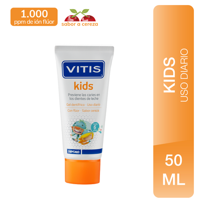 Vitis Gel Dental Kids - Frasco 50 ML