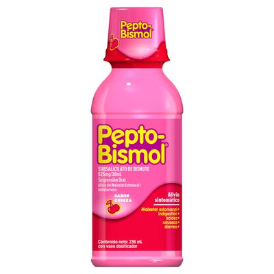 Pepto-Bismol 525mg / 30ml Sabor Cereza - Frasco 236 ML