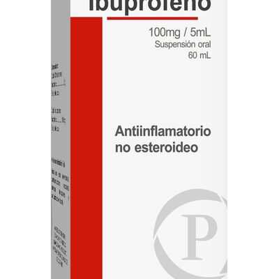 Ibuprofeno 100Mg/5ml  - Frasco 60Ml
