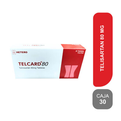 Telcard 80 MG - Caja 30 tabletas